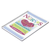 ノート感動的デザインナース ノートブック (左側)