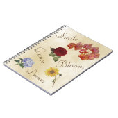 ノート感動的ブック – 上へ ノートブック (左側)