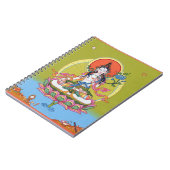 ノート白いタラ-長寿の母 ノートブック (左側)