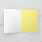 ノート空白のカードプルメリアと蝶 カード (内部)