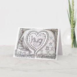 ノート空白のカード(オリジナルアート付き) カード