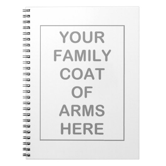 ノート紋章付き外衣 ノートブック (正面)