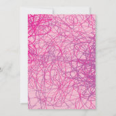 ノート紙に落書きこうもりバルミツワー招待状 招待状 (裏面)