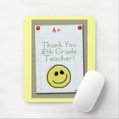 ノート紙中学先生 マウスパッド (マウス)