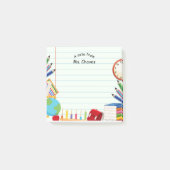 ノート紙学校給食テーマ ポストイット (正面)