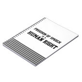 ノート言論の自由 ノートブック (左側)