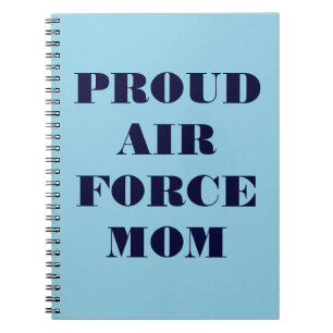 ノート誇りを持ったAIR FORCE Mom ノートブック