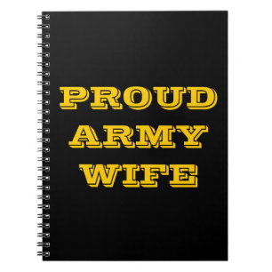 ノート誇りを持ったARMY WIFE ノートブック