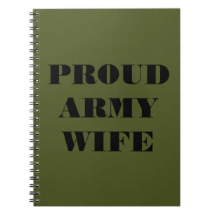 ノート誇りを持ったARMY WIFE ノートブック
