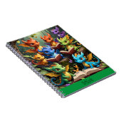 ノート読カバーの若いドラゴンズの本 ノートブック (右側)