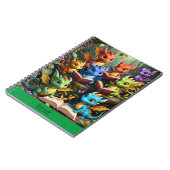 ノート読カバーの若いドラゴンズの本 ノートブック (左側)