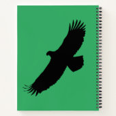 ノート飛んでいるブック ノートブック (裏面)