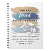 ノート – あなたは計り知れない愛されている (正面)