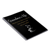 ノート – おばあちゃんの生活：どこで毎日… (右側)