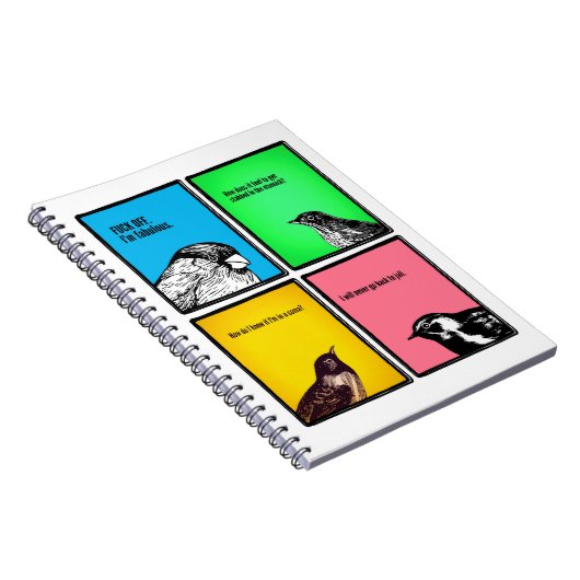 ノート(しかしより少なくキスをする及びより多くの鳥と) ノートブック (右側)