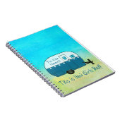 ノート|のレトロのキャンピングカーは|それを個人化します! ノートブック (右側)