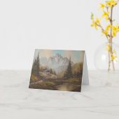 ノート・カード・アン・ヘ絵画イズのババリアン・ドリーム カード (黄色い花)