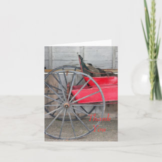 ノート-シェーカーの乳母車ありがとう サンキューカード