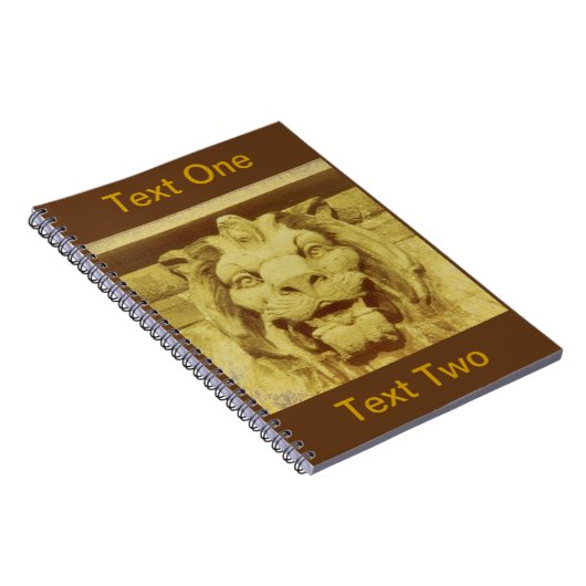 ノート – ライオンの頭 (右側)