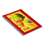 ノート – ヴィンテージ旅行 – スペイン (右側)