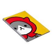ノート-子猫-黄色 ノートブック (右側)