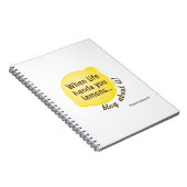 ノート! 文書化してあなたの夢および思考をおいて下さい ノートブック (右側)