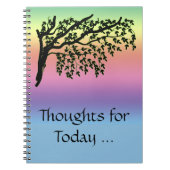 ノート – 木と虹 (正面)