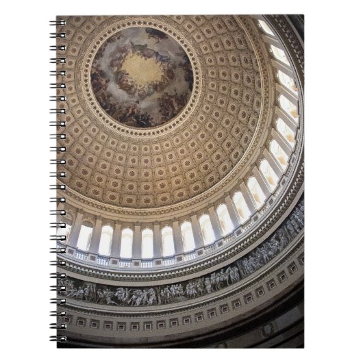 ノート-米国の首都のドーム ノートブック (正面)