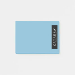 ノート-黒いロゴの権利 ポストイット