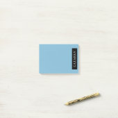 ノート-黒いロゴの権利 ポストイット (デスク上)