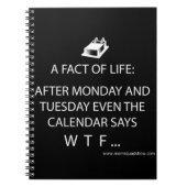 ノート(80ページB&W) ノートブック (正面)