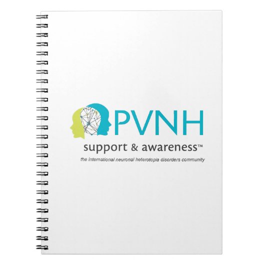 ノート- PVNHのサポート及び認識度 ノートブック (正面)