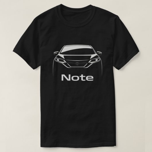 ノート Tシャツ (デザイン正面)