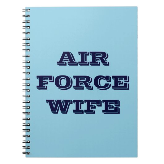 ノートAIR FORCE妻 ノートブック (正面)