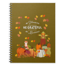 ノートBe感謝Beジャ賛美ーナル秋 ノートブック