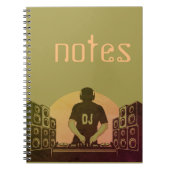 ノートDJ音楽ノート ノートブック (正面)