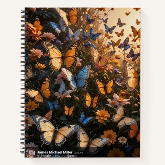 ノートJames Michael Miller ノートブック (正面)