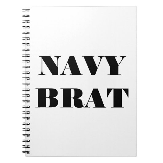 ノートNavy Brat ノートブック (正面)