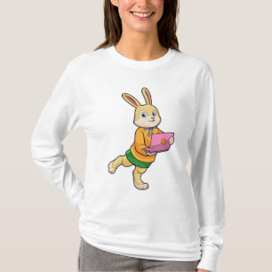 ノートPCで秘書としてのバニー Tシャツ