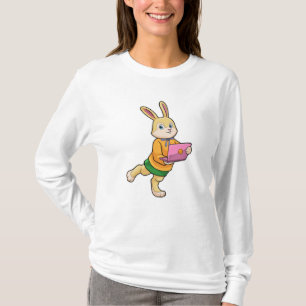 ノートPCで秘書としてのバニー Tシャツ