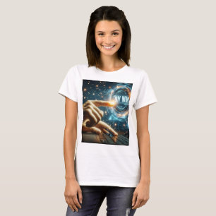 ノートPCに今その単語を入力す買る人 Tシャツ