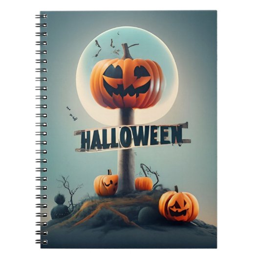 ノートPCハロウィーンカボチャ ノートブック (正面)