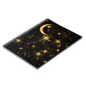 ノートPC最新の月と星 ノートブック (左側)