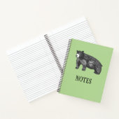 ノートUrsus americanus Black Bear ノートブック (内部)
