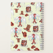 ノートYOUNG COWBOYとHORSE ノートブック (裏面)