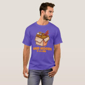 ノードを送ろう 面白い学生の友達 Tシャツ (正面フル)