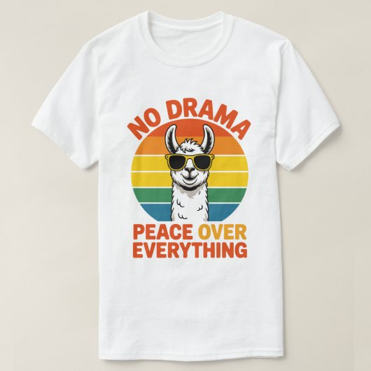 ノードラマ・アルパカTシャツ Tシャツ (デザイン正面)