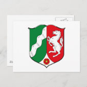 ノードリーンウェストファレンコートオブアームズポストカード ポストカード (正面/裏面)