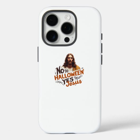 ノーハロウィーンYesイエズスiPhone 16 Proケース Case-Mate iPhoneケース (裏面)
