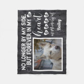 ノーバイバイザイドッグ記念 – カスタム写真 フリースブランケット (正面)